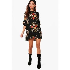 Petite Floral Shift Dress